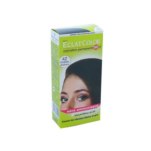 Picture of ECLAT COLOR 60 ML NO  42 CHATAIN AUBURN