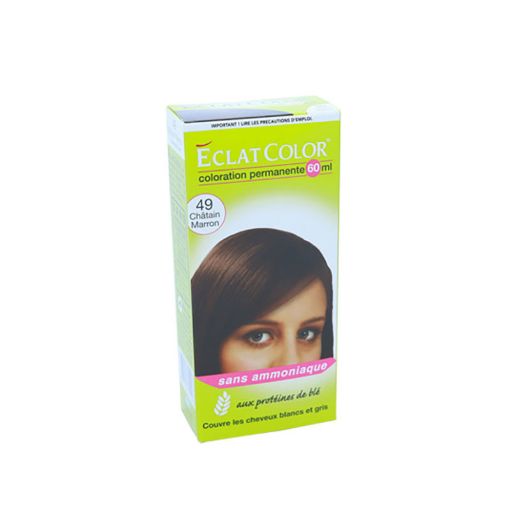 Picture of ECLAT COLOR 60 ML NO  49 CHATAIN MARRON