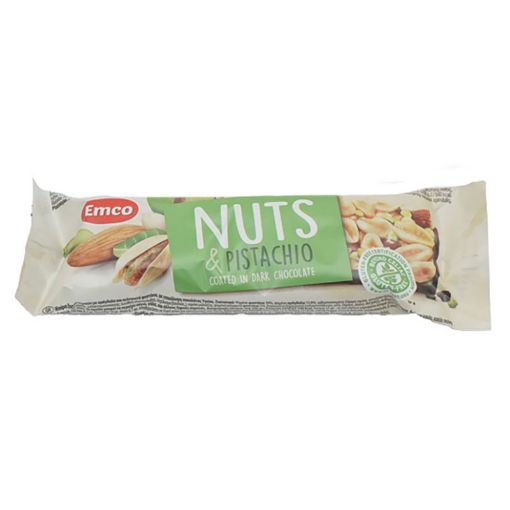 Picture of EMCO BAR NUTS PISTACHIO 35G