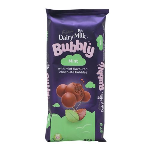 Picture of CADBURY DAIRY MILK BUBBLY MINT 87G