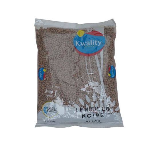 Picture of KWALITY FOODS LENTILLE NOIRE 500G