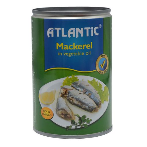 Picture of ATLANTIC MACKEREL IN VEGETABLE OIL 425G