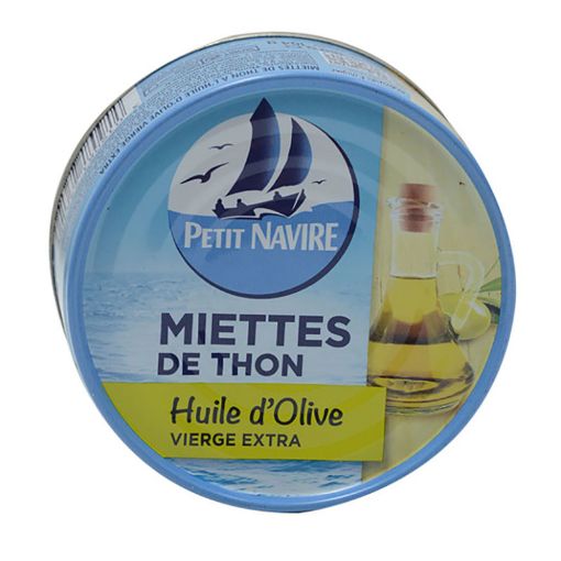 Picture of PETIT NAVIRE THON MIETTE A L'HUILE D'OILVE EXTRA 160G