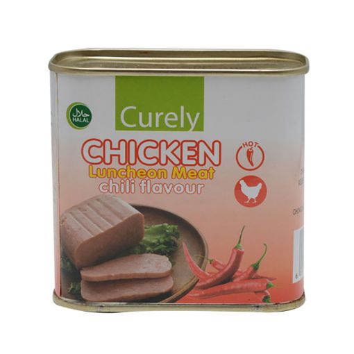 Picture of CURELY CHICKEN LUNCHEON MEAT CHILLI 340GMS