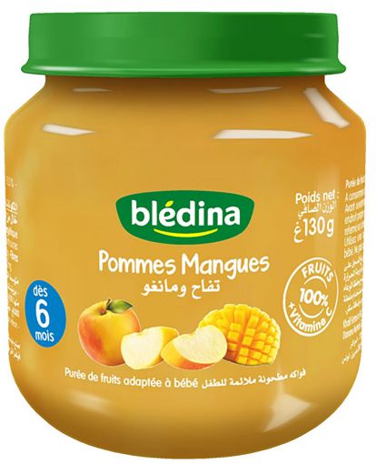 Picture of BLEDINA POMME MANGUES 130G