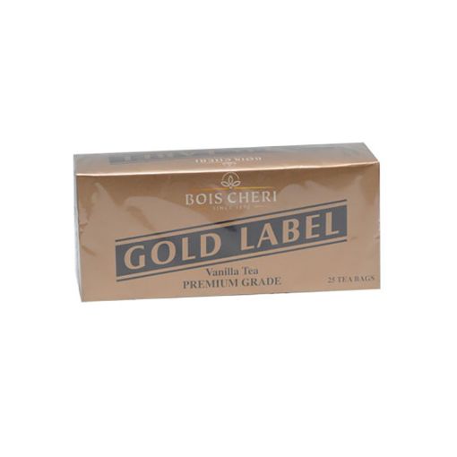 Picture of BOIS CHERI TEA BAGS GOLD LABEL VANILLA 50G