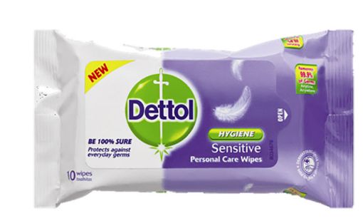 Picture of DETTOL WIPES SENSITIVE 10'S
