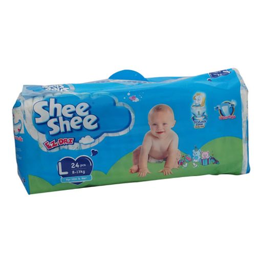 Picture of SHEE SHEE BABY DIAPERS LARGE X 24