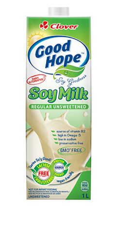 Picture of GOOD HOPE SOY MILK UNSWEETEN 1 LT