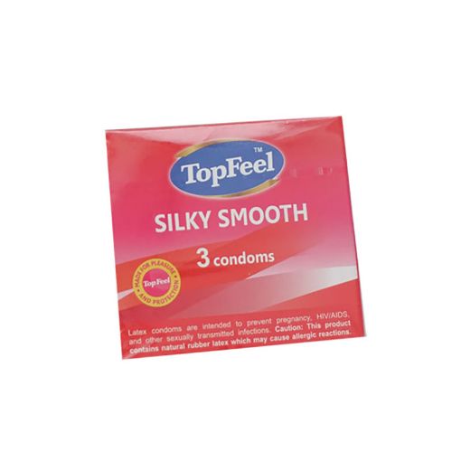 Picture of TOPFEEL SILKY SMOOTH CONDOMS X3 PCS
