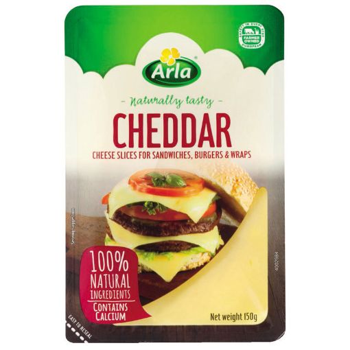 Picture of ARLA CHEDDAR SLICES 150G