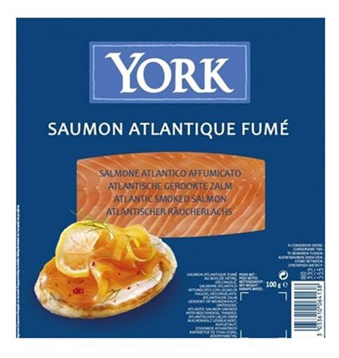 Picture of YORK SAUMON FUME 100G