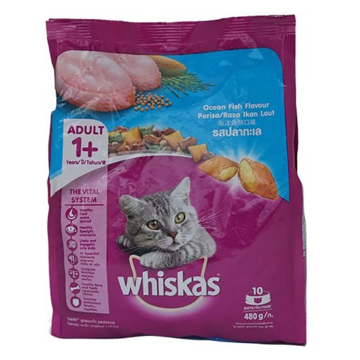 Picture of WHISKAS OCEAN FISH 480G