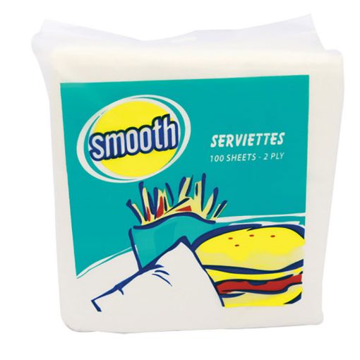 Picture of SMOOTH SERVIETTE 2 PLY X 100