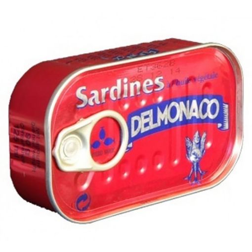 Picture of DELMONACO SARDINE ROUGE 125G