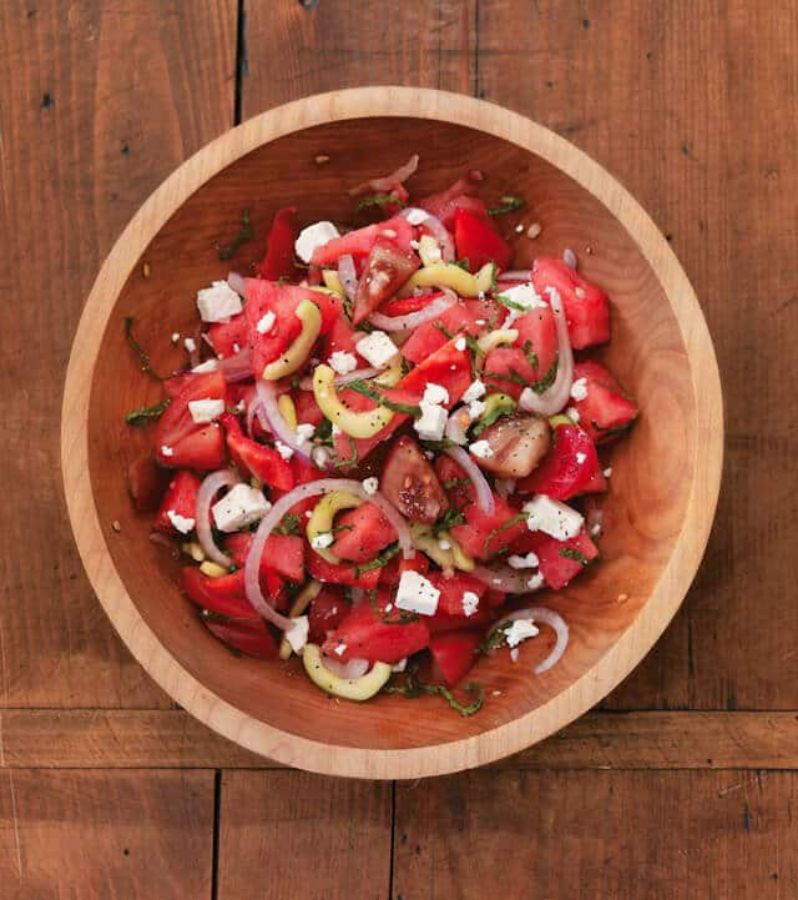 Watermelon - Tomato Salad