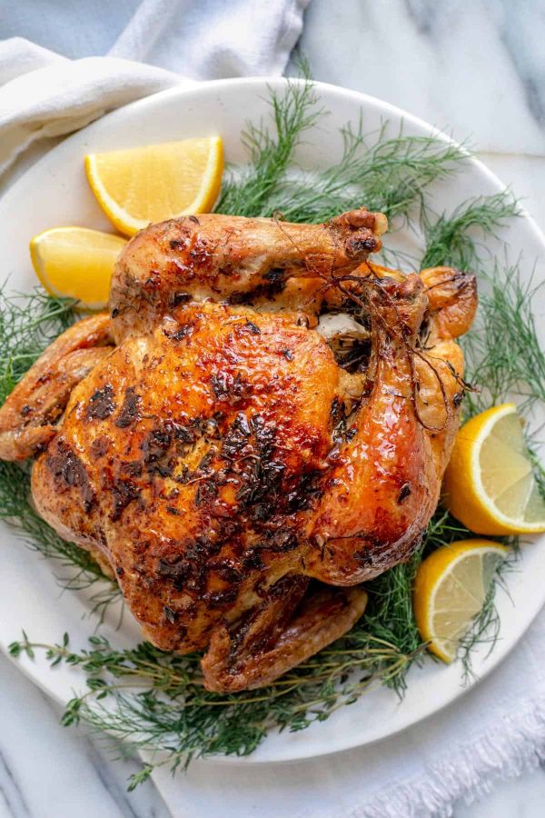 Chicken Roast with Garlic and Herbs - Christmas Special