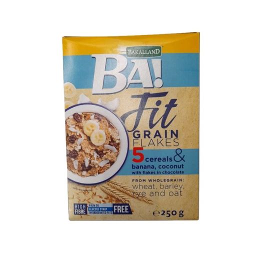 Picture of BA FIT GRAIN FLAKES COCONUT BANANA 250G