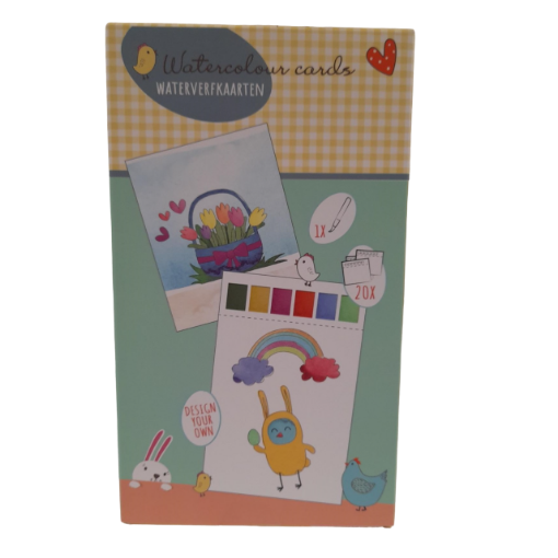 Picture of EASTER DRAWING WATERCARD 20PCS