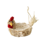 Picture of OVAL ROOSTER BASKET 20X15X8CM