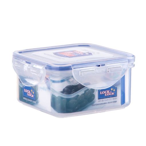 Picture of LOCK LOCK SQUARE SHORT CONTAINER 420ML HPL850