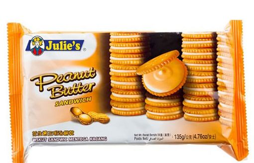 Picture of JULIE S PEANUT BUTTER SANDWICH 135G