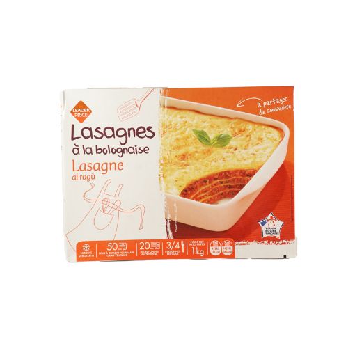 Picture of LEADER PRICE LASAGNE BOLOGNAISE 1KG