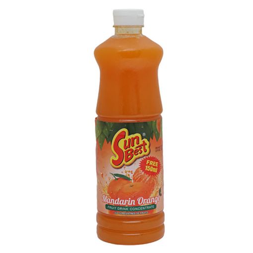 Picture of SUNBEST CONCENTRATED JUICE MANDARIN WITH ORANGE 850 ML