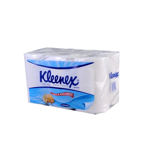 Picture of KLEENEX PAPIER TOILETTE UNWRAPPED  X12