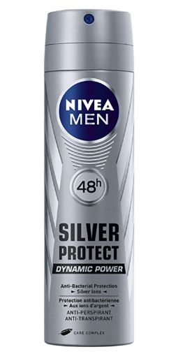 Picture of NIVEA DEODORANT HOMME SILVER PROTECT 200ML