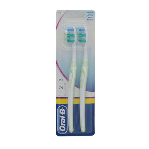 Picture of ORAL B BROSSE A DENT 123 CLASSIC MED X 2