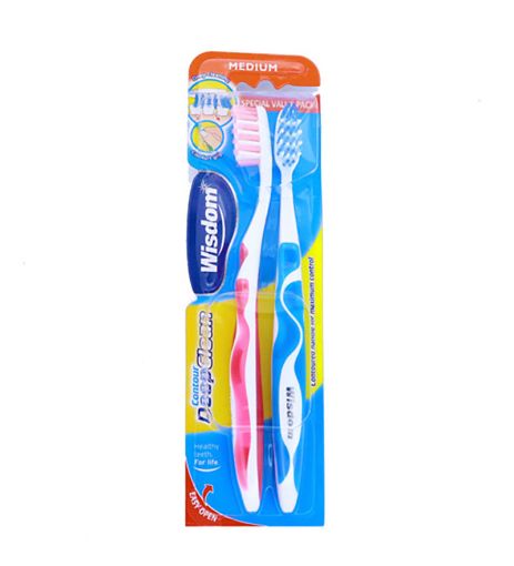 Picture of WISDOM BROSSE A DENT CONTOUR TWIN PACK