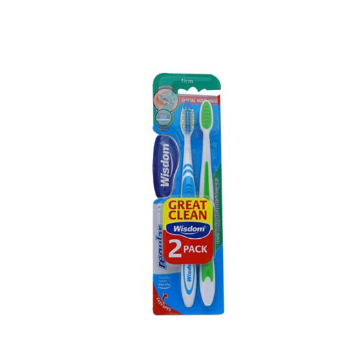 Picture of WISDOM BROSSE A DENT REGULAR TWIN PACK FIRM