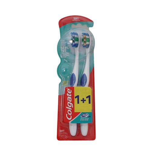 Picture of COLGATE BROSSE A DENT 360 SOFT X2 WHOLE MOUTH CLEAN