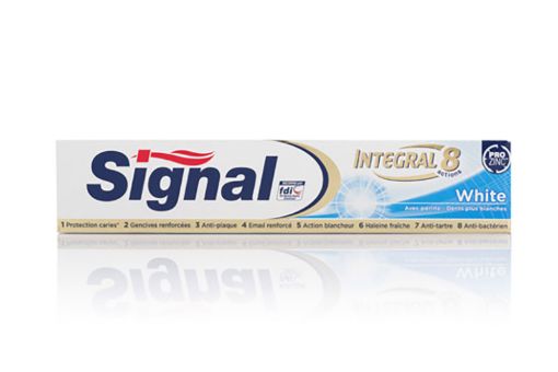 Picture of SIGNAL DENTIFRICE TUBE INTEGRAL WHITE 75ML