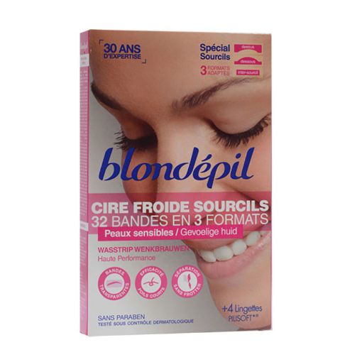 Picture of BLONDEPIL CIRE FROIDE HAUTE PERFORMANCE VISAGE 20 BANDES