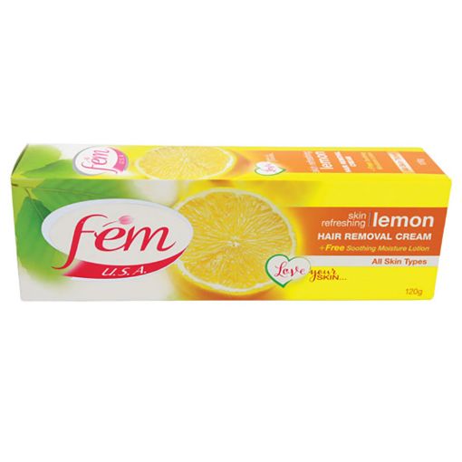 Picture of FEM HAIR REMOVING CREAM LEMON 120G