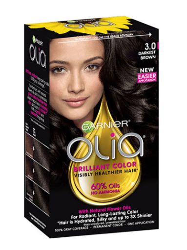 Picture of OLIA COLORATION 3 0 SOFT BLACK/CHATAIN FONCE