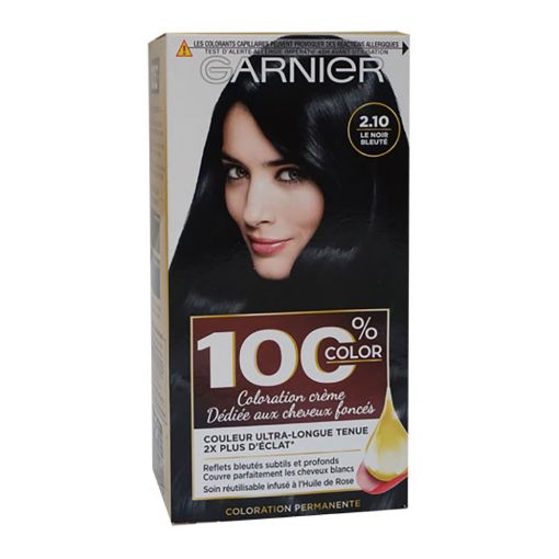 Picture of GARNIER 100 COLOR BRUN KIT 2 10 NOIR BLEUTE