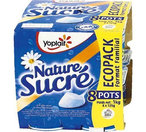 Picture of YPLAIT NAT.SUCRE 8X125G