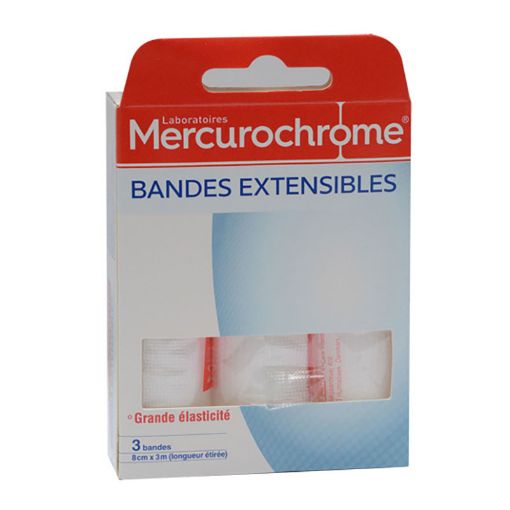 Picture of MERCUROCHROME BANDES EXTENSIBLES 3PCS X 3