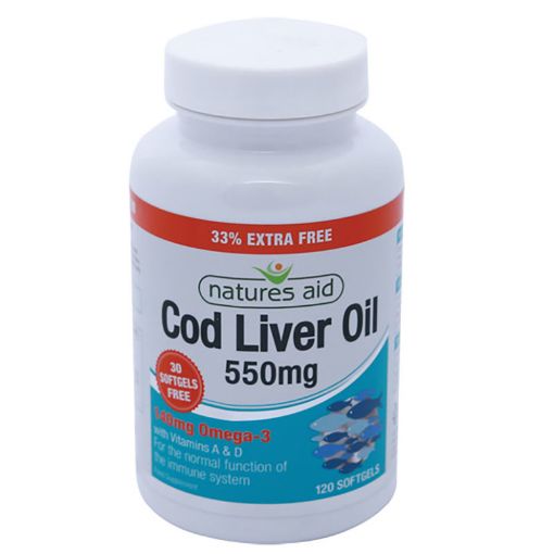 Picture of NATURES AID COD LIVER OIL 550G