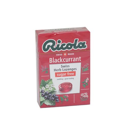 Picture of RICOLA BLACKCURRANT SUGAR FREE 45G