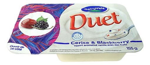 Picture of DAIRYVALE DUET CERISE / BLACKBERRY 155ML