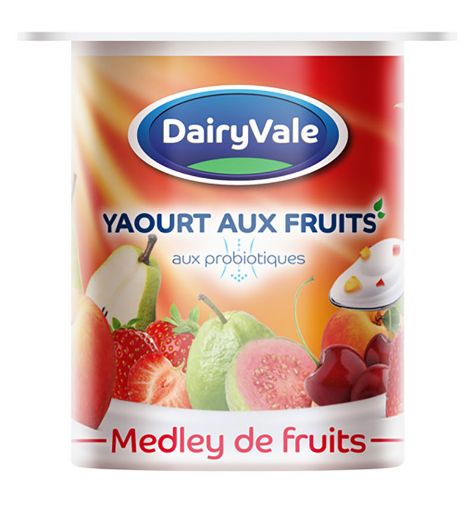 Picture of DAIRYVALE YAOURT AUX FRUITS MEDLEY 125ML