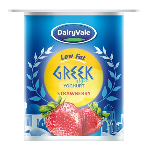 Picture of DAIRYVALE GREEK STYLE YOGHURT STRAWBERRY 125G