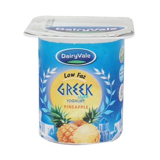 Picture of DAIRYVALE GREEK STYLE YOGHURT PINEAPPLE 125G