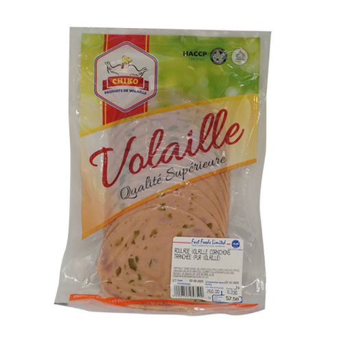 Picture of CHIKO ROULADE DE VOLAILLE AUX  CORNICHONS TRANCHE