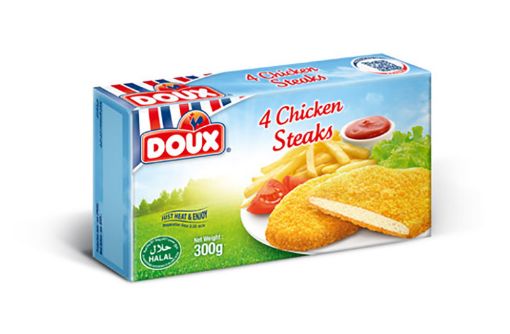 Picture of DOUX CHICKEN STEAK IN BOX 300G