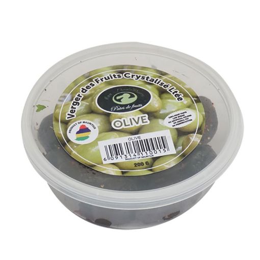 Picture of VERGER DES FRUITS CRYSTALISE LTEE FRUIT CRYSTALISES OLIVE 200G